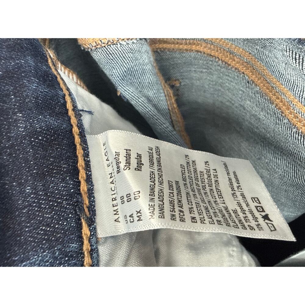 American Eagle Blue Stretch Jegging Jeans Size 00 - Picture 5 of 5